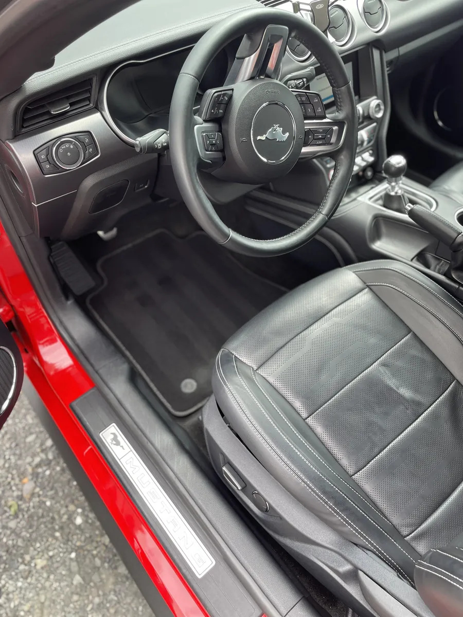 Gereinigter Innenraum eines Ford Mustang